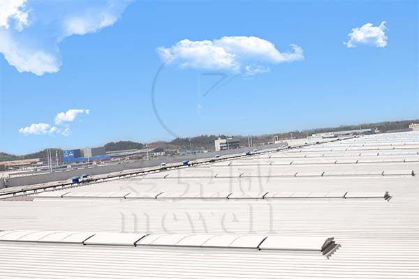 天府國際機場三角型電動采光排煙天窗