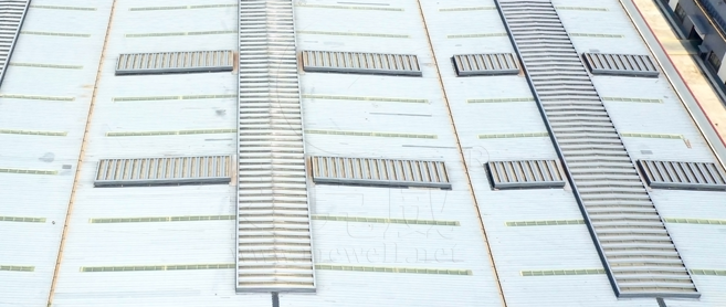 MCW2型間隔風(fēng)道式屋脊通風(fēng)器